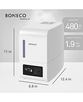 Discontinued! Boneco S250 Large Room Steam Humidifier with Hand Warm Mist and Digital Display