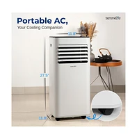 SereneLife Portable Air Conditioner, 10000 Btu, Dehumidifier & Fan Modes