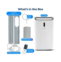 SereneLife Portable Air Conditioner, 12000 Btu, Dehumidifier & Fan Modes