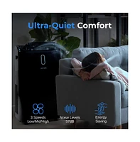 SereneLife Portable Air Conditioner, 14000 Btu, Dehumidifier & Fan Modes