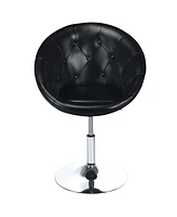 Gouun 1 Piece Adjustable Modern Swivel Round Tufted