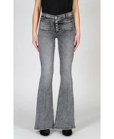 Black Orchid Denim Women's Audrey Patch Pocket Flare Jean