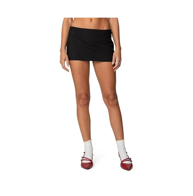 Edikted Womens Piper Micro Skort