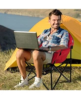 Gouun Folding Camping Moon Padded Chair with Carrying Bag