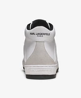 Karl Lagerfeld Paris Men's Debossed Logo High-Top Sneaker