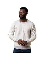 Hope & Henry Men's Organic Crew Neck Intarsia Sweater