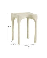 Tov Furniture 15" Textured Fiber Stone Table