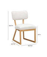 Tov Furniture 22.1" Fabric Dining Chair