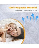 Gouun Safe Electric Heated Mattress Pad with 4 Size 8 Temperature 10-Hour Timer-Queen size