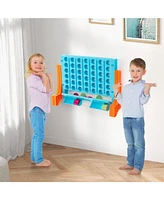 Gouun Jumbo 4-to-Score Connect Game Set with Carrying Bag and 42 Coins