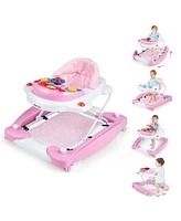 Gouun 6 in 1 Foldable Baby Walker with Adjustable Height