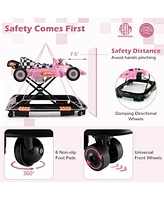 Gouun Convertible Baby Walker with 3 Adjustable Height Settings