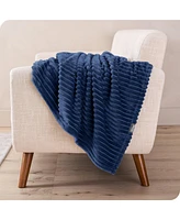 Bare Home Microplush Textured Blanket