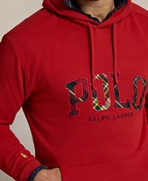 Polo Ralph Lauren Men's Big & Tall The Rl Fleece Plaid-Logo Hoodie