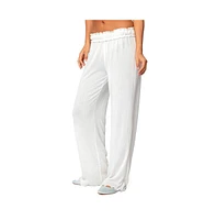 Edikted Women's Sylvia Pointelle Pants