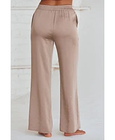 Crescent Women's Piper Pull-On Satin Trousers