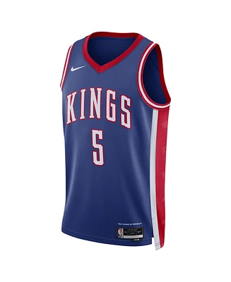 Nike Men's and Women's Blue De'Aaron Fox Sacramento Kings 2024/25 City Edition Finished Swingman Jersey