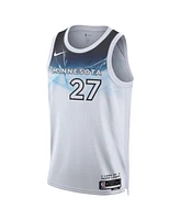 Nike Men's and Women's White Rudy Gobert Minnesota Timberwolves 2024/25 City Edition Finished Swingman Jersey