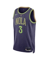 Nike Men's and Women's Purple Herbert Jones New Orleans Pelicans 2024/25 City Edition Finished Swingman Jersey