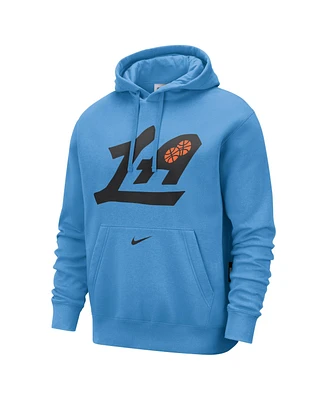 Nike Men's Blue La Clippers 2024/25 City Edition Essential Club Pullover Hoodie