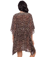 Miraclesuit Women's Topkapi Printed Caftan Cover-Up