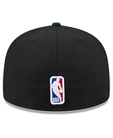 New Era Men's Black Boston Celtics 2024/25 City Edition 59FIFTY Fitted Hat