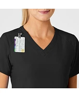 Wink Women's W123 Stylized V-Neck Scrub Top