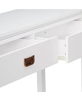 Kings Brand Furniture Balthus Console Table, White