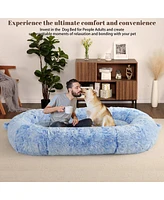 gaomon Human Sized Dog Bed for Adult People,71"x43.3"x10" Large Dog Bed