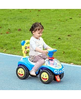 Qaba Toddler Push Car, Kids Foot to Floor Sliding