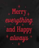 Hybrid Apparel Plus Trendy Merry Everything Graphic Pullover Top