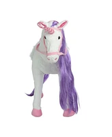 Happy Trails Ride on Horse Unicorn Plush Toy