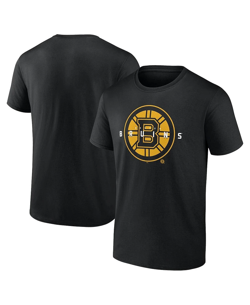 Logo Athletic Men's Black Boston Bruins Coordinate T-Shirt