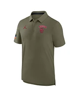 Jordan Men's Olive Oklahoma Sooners 2024 Military Appreciation Tour Performance Polo