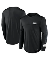 Fanatics Men's Black New York Giants Blackout Long Sleeve T-Shirt