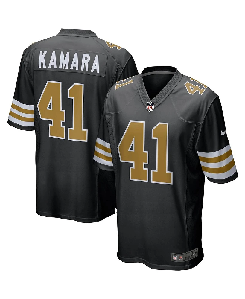 Nike Men's Alvin Kamara Black New Orleans Saints Alternate Game Jersey