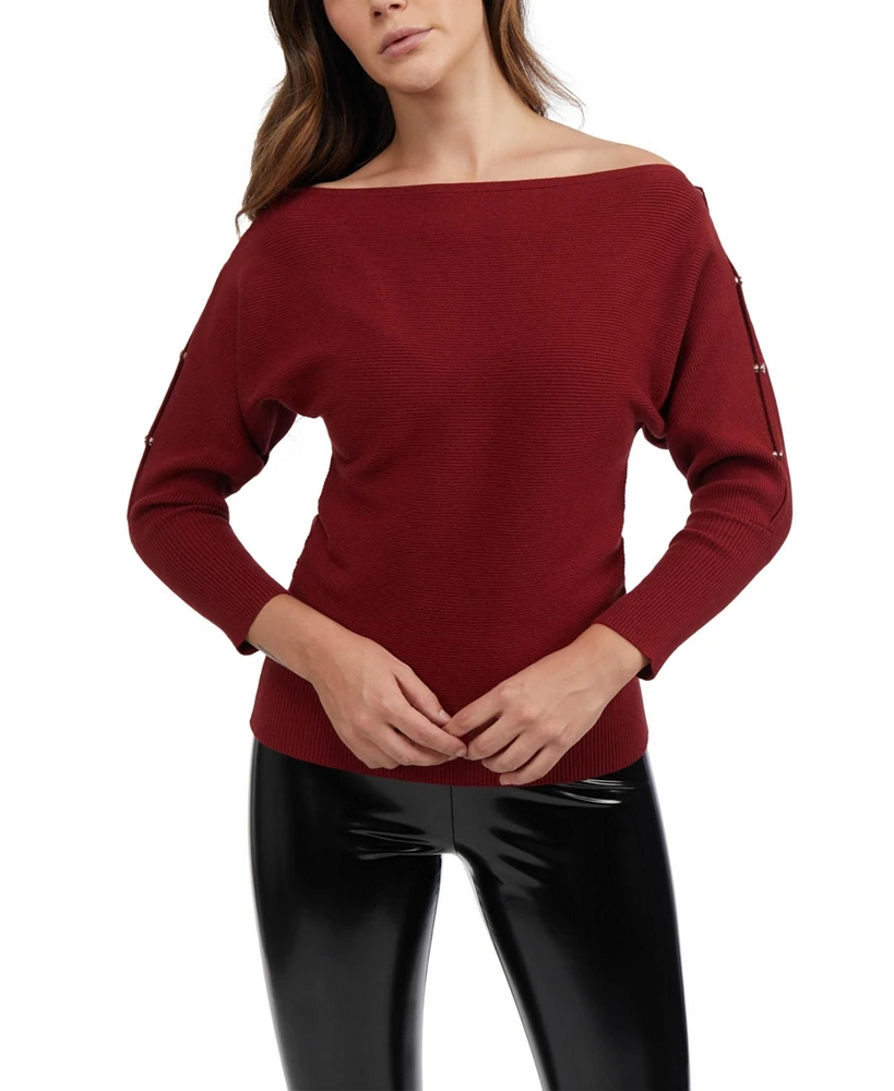 Bebe Women's Dolman Sleeve Sweater