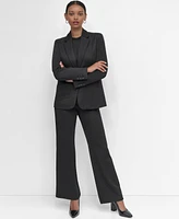 Dkny Petite Ponte One-Button Blazer