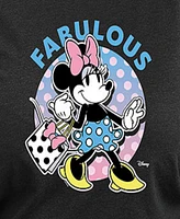 Hybrid Apparel Plus Disney Minnie Mouse Fabulous Graphic Pullover T-shirt