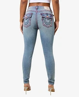 True Religion Women's Jennie Skinny Mid Rise Jeans