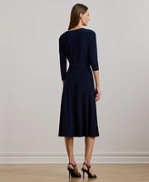 Lauren Ralph Surplice Jersey Dress