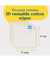 Charlie Banana 10 Organic Cotton Wipes