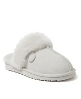 Dearfoams Fireside By Women's Sydney Genuine Shearling Scuff Slipper