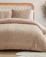 Jessica Simpson Plush Leopard -Pc. Duvet Cover Set