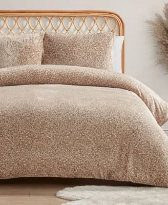Jessica Simpson Plush Leopard Duvet Cover Sets