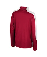 Colosseum Big Boys and Girls Crimson Oklahoma Sooners Oht Military Appreciation Cyclone Quarter-Zip Windshirt