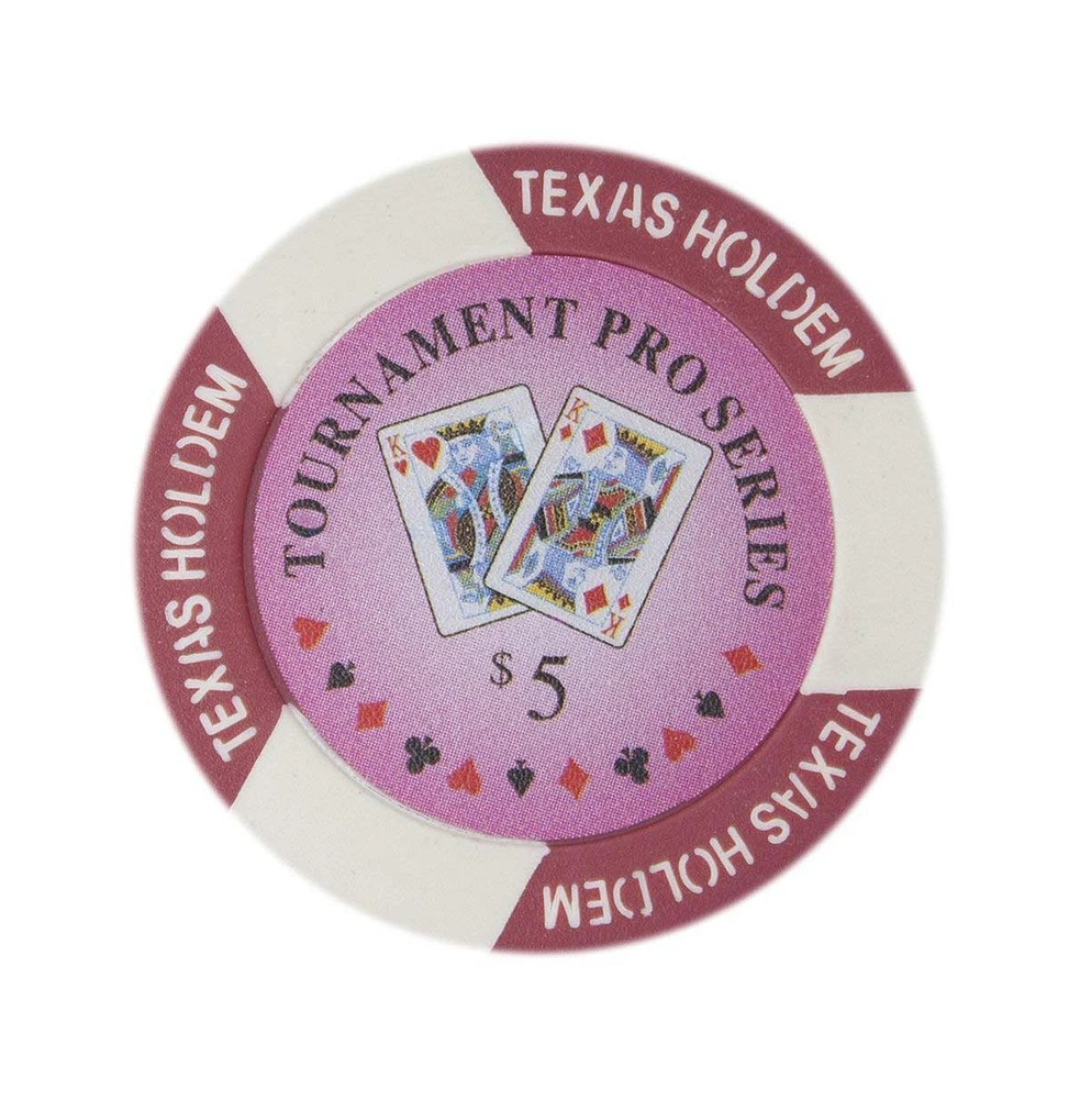 Slickblue Tournament Poker Chips Set for Professional Play $5