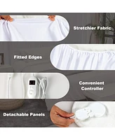 Gouun Electric Heated Mattress Pad with Adjustable Temperatures 10 H Timer
