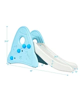 Gouun Freestanding Baby Slide Indoor First Play Climber Slide Set for Boys Girls
