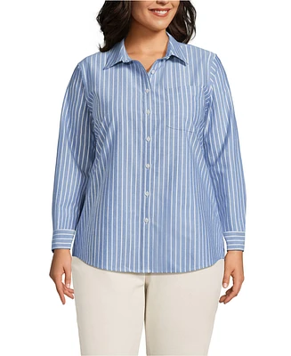 Lands' End Plus Oxford Shirt